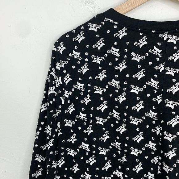 Yours Black and White Cat Print One Piece size 26/28 - Picture 8 of 11